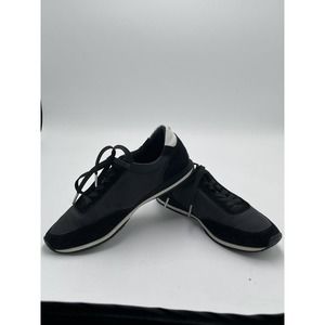 Michael Kors Women's City Sneakers Size 9.5M Black Suede Trim